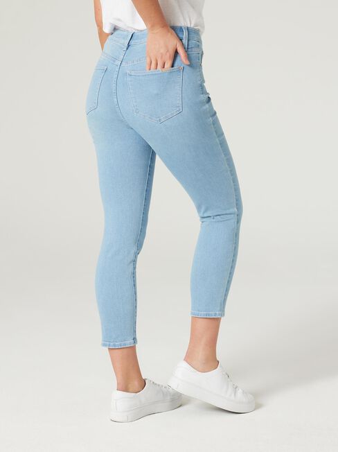 KARA MID WAISTED SKINNY CAPRI, Light Vintage, hi-res