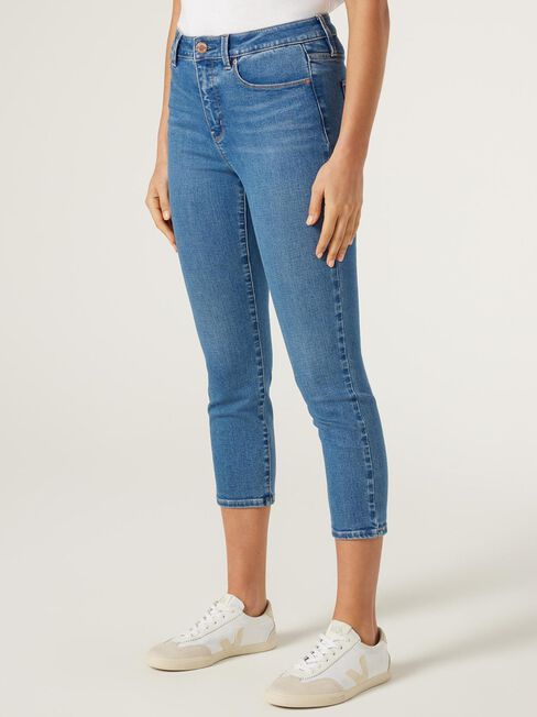 Kara Mid Waisted Skinny Capri, Bright Vintage, hi-res