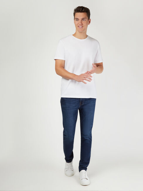 Kash Knit Denim Jogger Pant, Blue, hi-res