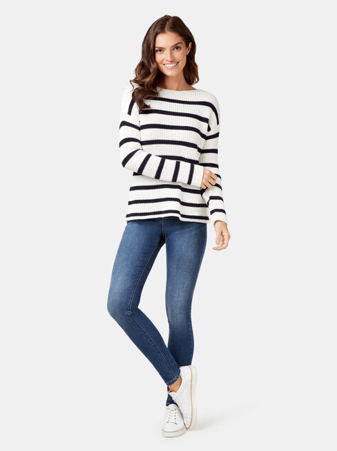 Grace Stripe Knit, Stripe, hi-res