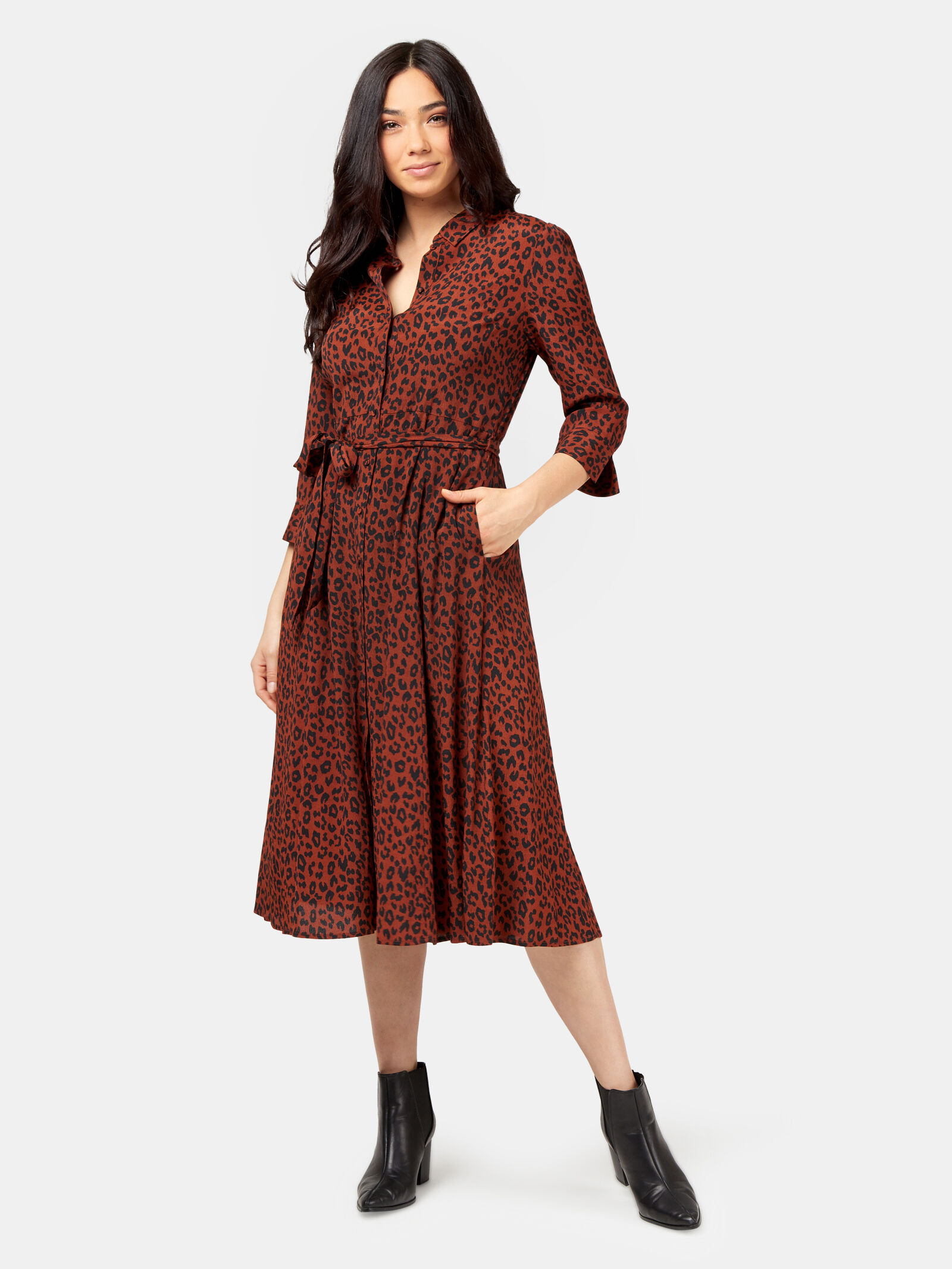 Mishy Midi Shirt Dress
