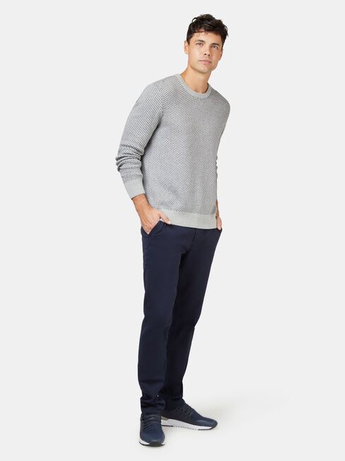 Bailey Crew Neck Knit, Grey, hi-res