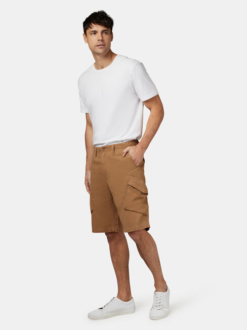 Archie Cargo Short, Brown, hi-res