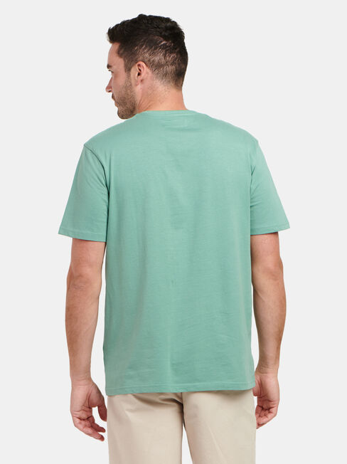 Levi Short Sleeve Print Crew Tee, Green, hi-res