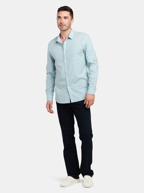 LS Taj Check Shirt, Green, hi-res