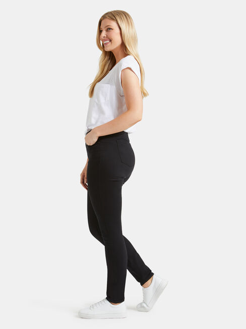 Curve Embracer Skinny Jeans Black Night, Black, hi-res