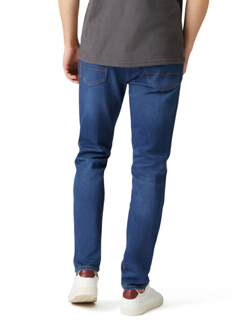 Side Pocket Knit Jean, Mid Indigo, hi-res