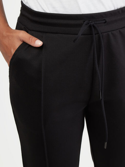 Aria Ponte Jogger, Black, hi-res