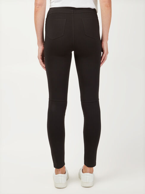 Tara Ponte Pant, Black, hi-res