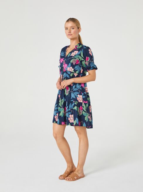 Cole Smock Dress, Print, hi-res