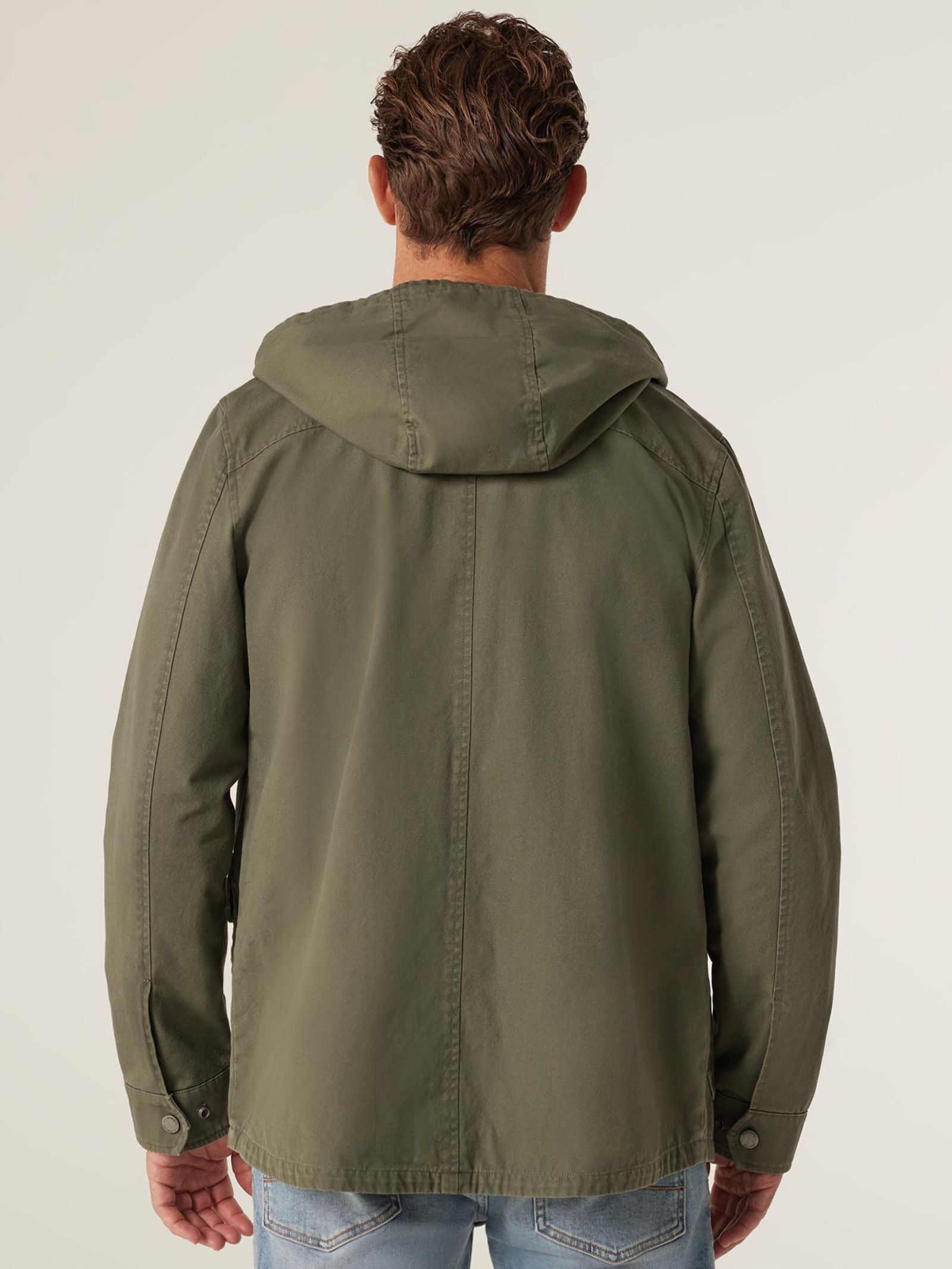 Hooded utility jacket new arrivals