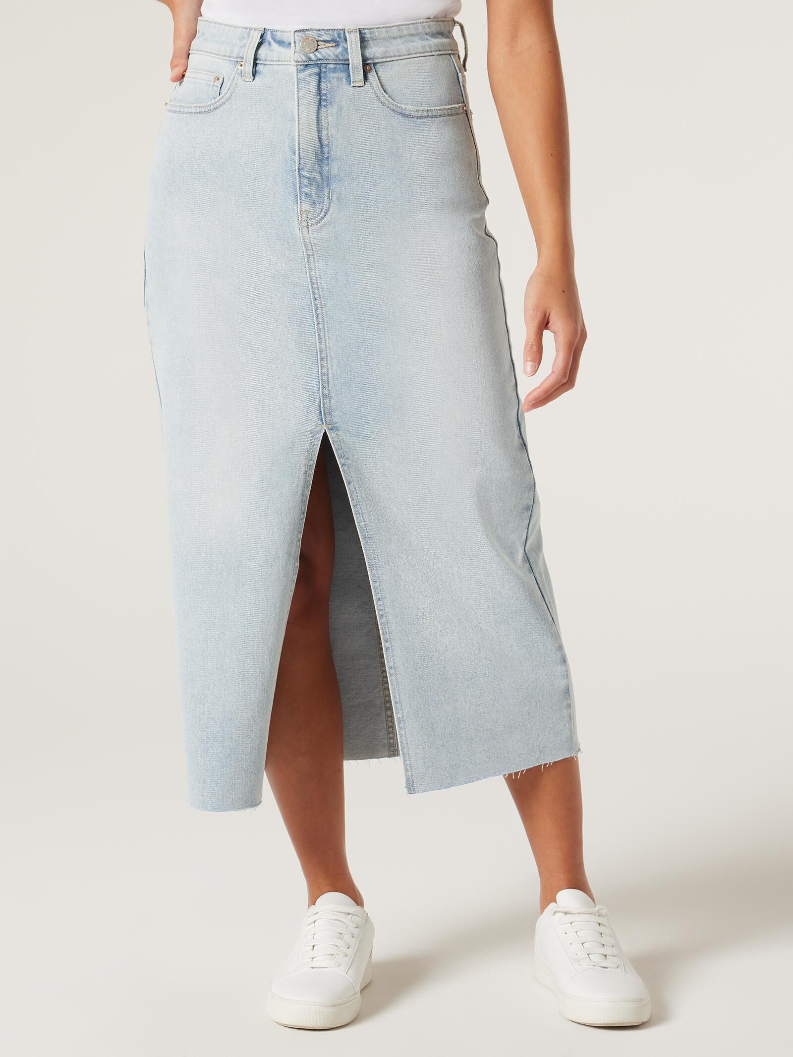 White denim shop skirt jeanswest