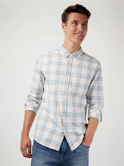 LS Boden Brushed Check Shirt | Jeanswest