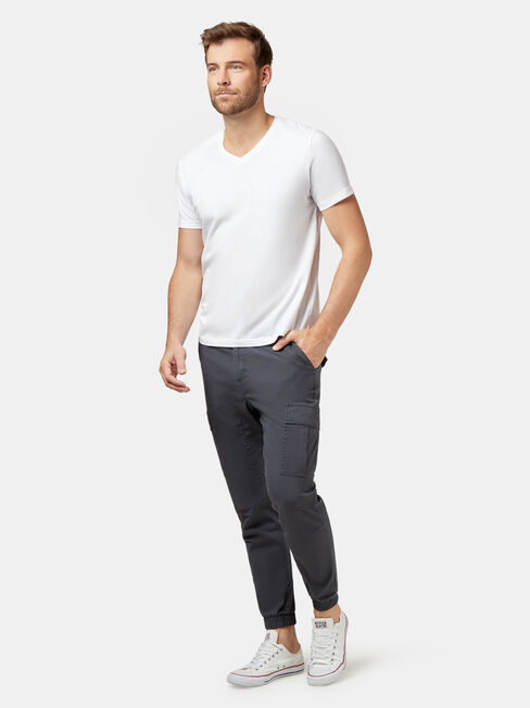 Hugh Cargo Pant, Black, hi-res