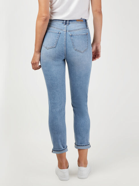 Brooke High Waisted tapered Crop Jeans | Jeanswest