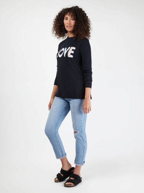 Danica Love Knit, Blue, hi-res