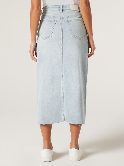 Missy Denim Midi Skirt, Light Vintage, hi-res