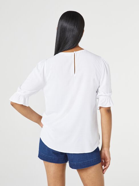 Cami Blouse, White, hi-res