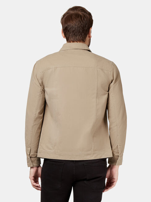 Carter Trucker Jacket, Brown, hi-res