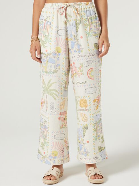 Sunny Essential Pant, Print, hi-res