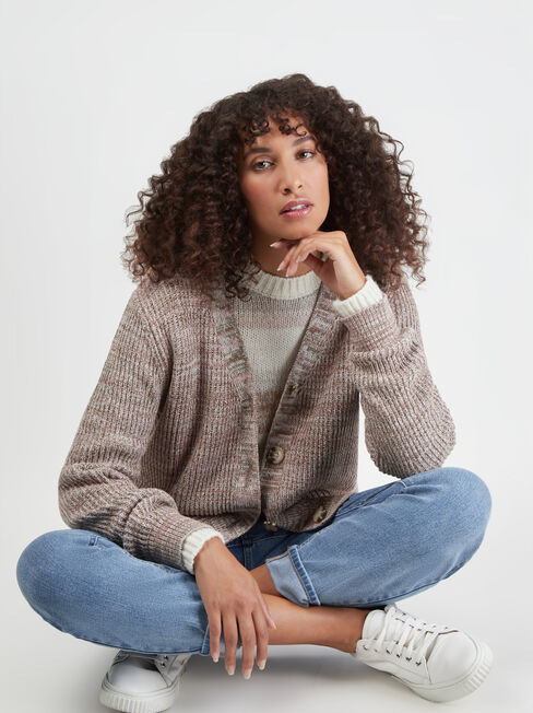 Nala Space Dye Knit, Brown, hi-res