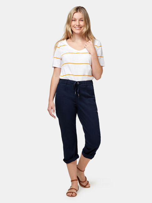 Caley 3/4 Pant, Blue, hi-res