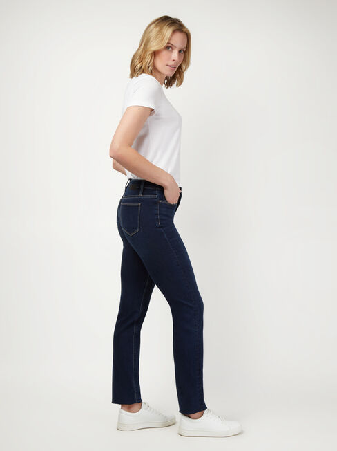 Slim Straight Jeans, VintageWash, hi-res