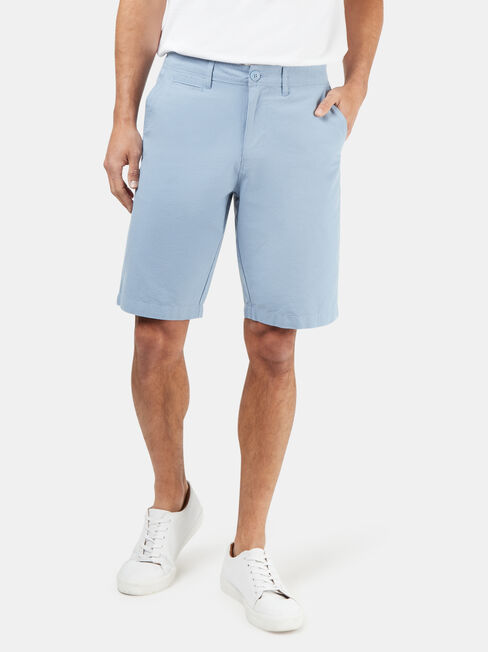 Hayden Textured Chino Short, Light Indigo, hi-res