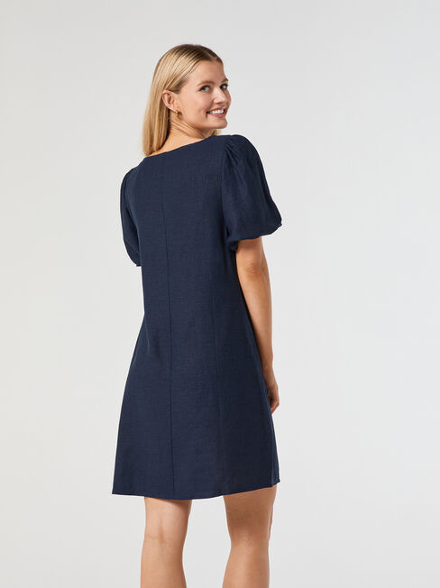 Poppy Puff Sleeve Dress, Other, hi-res