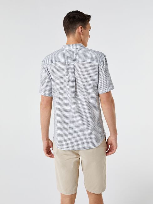 SS Jerry Textured Shirt, White, hi-res
