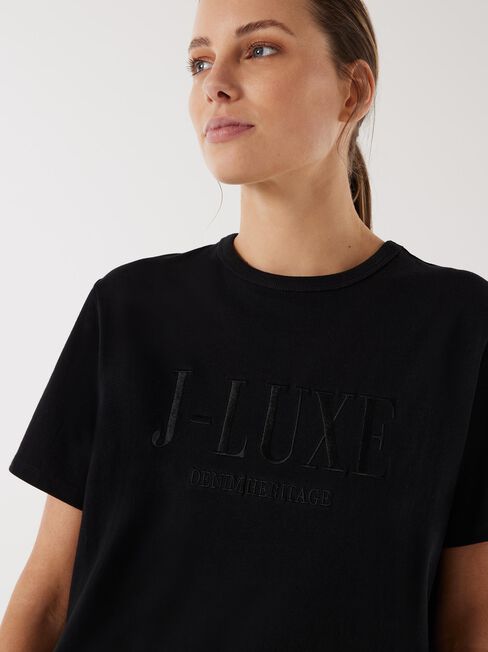 J-Luxe T-Shirt, Black, hi-res