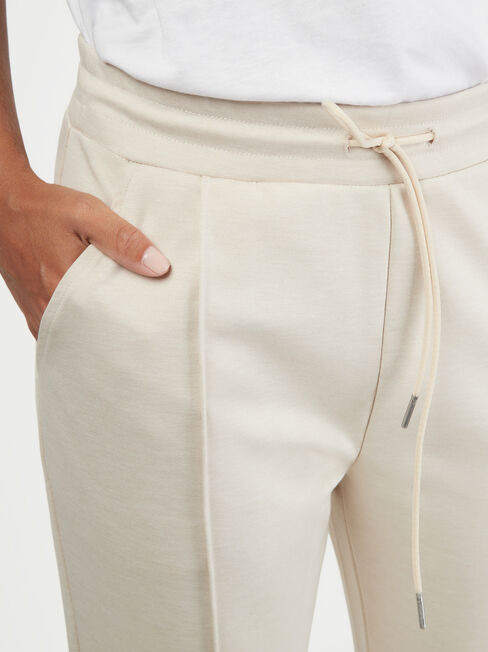 Aria Ponte Jogger, White, hi-res