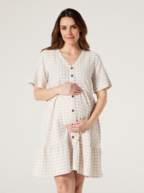 Billie Button Down Smock Dress