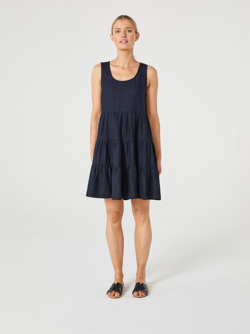 Georgia Dress, Blue, hi-res