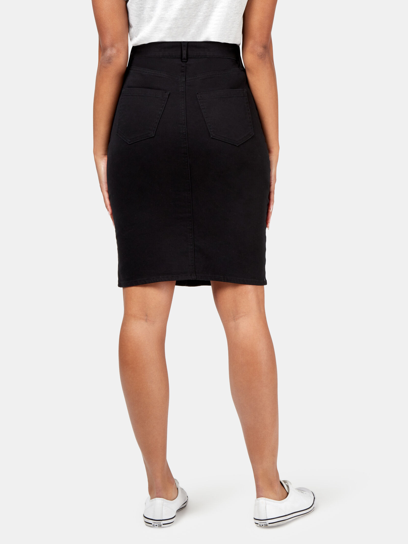 Macy Button Through Skirt Jeanswest