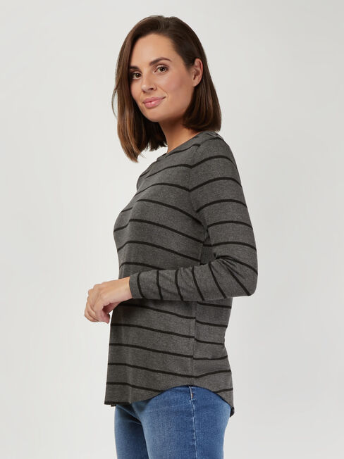 Maddie Soft Touch Curve Hem Pullover, Other, hi-res