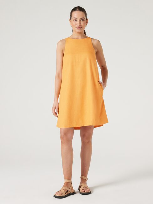 Sophie Shift Dress, Orange, hi-res