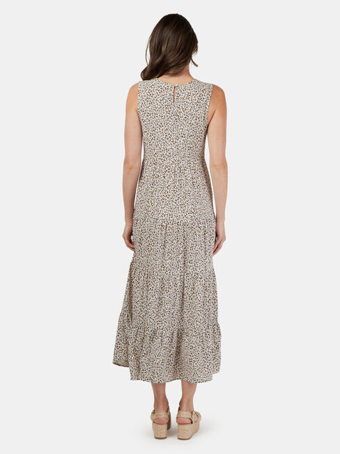 Isabella Tiered Maxi, Print, hi-res