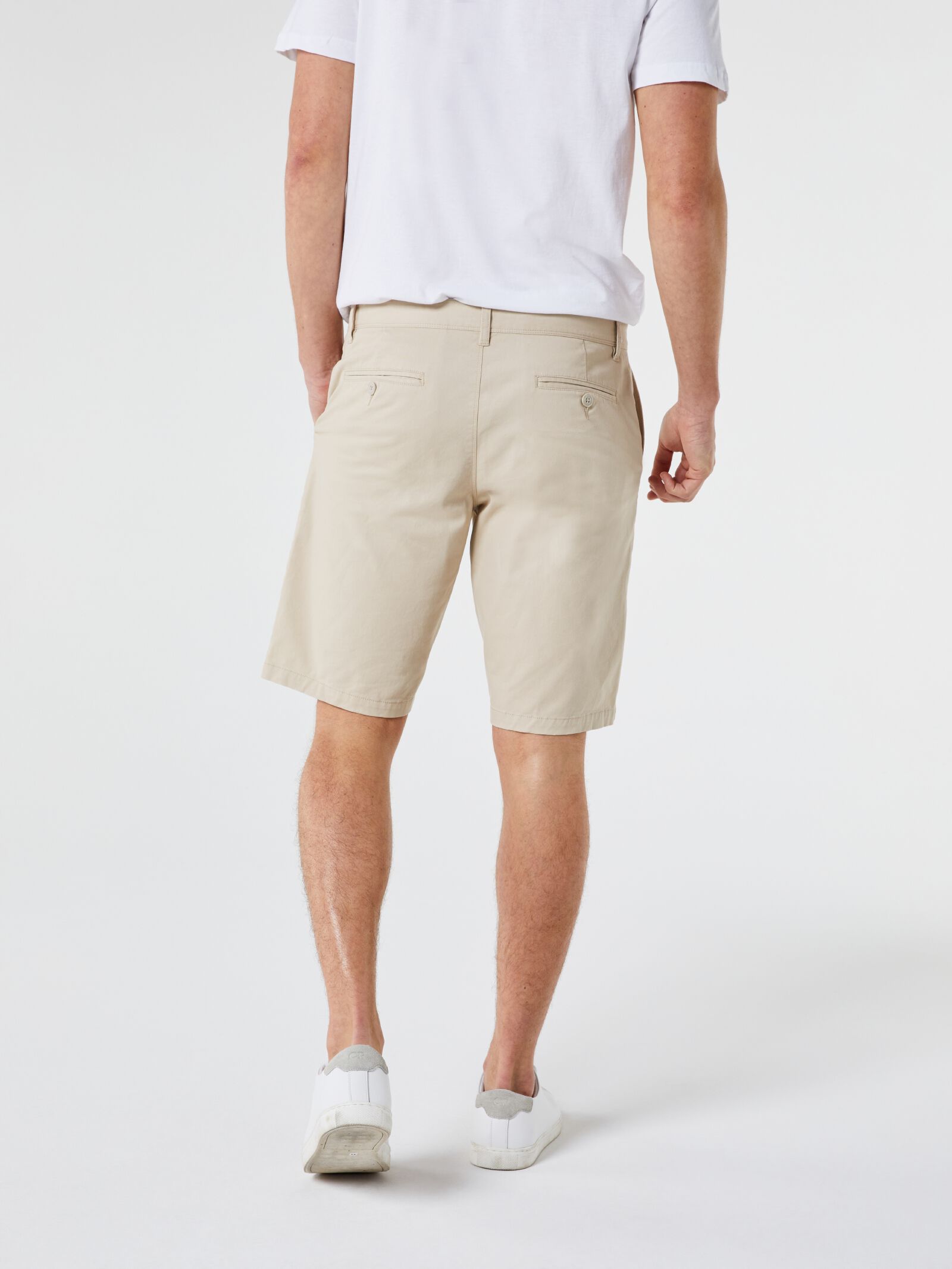 Mens chino shorts white on sale