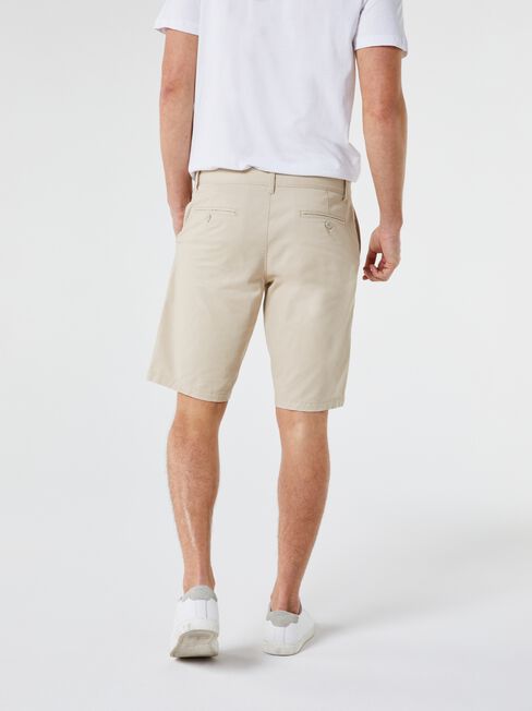 Merrick Chino Short, White, hi-res