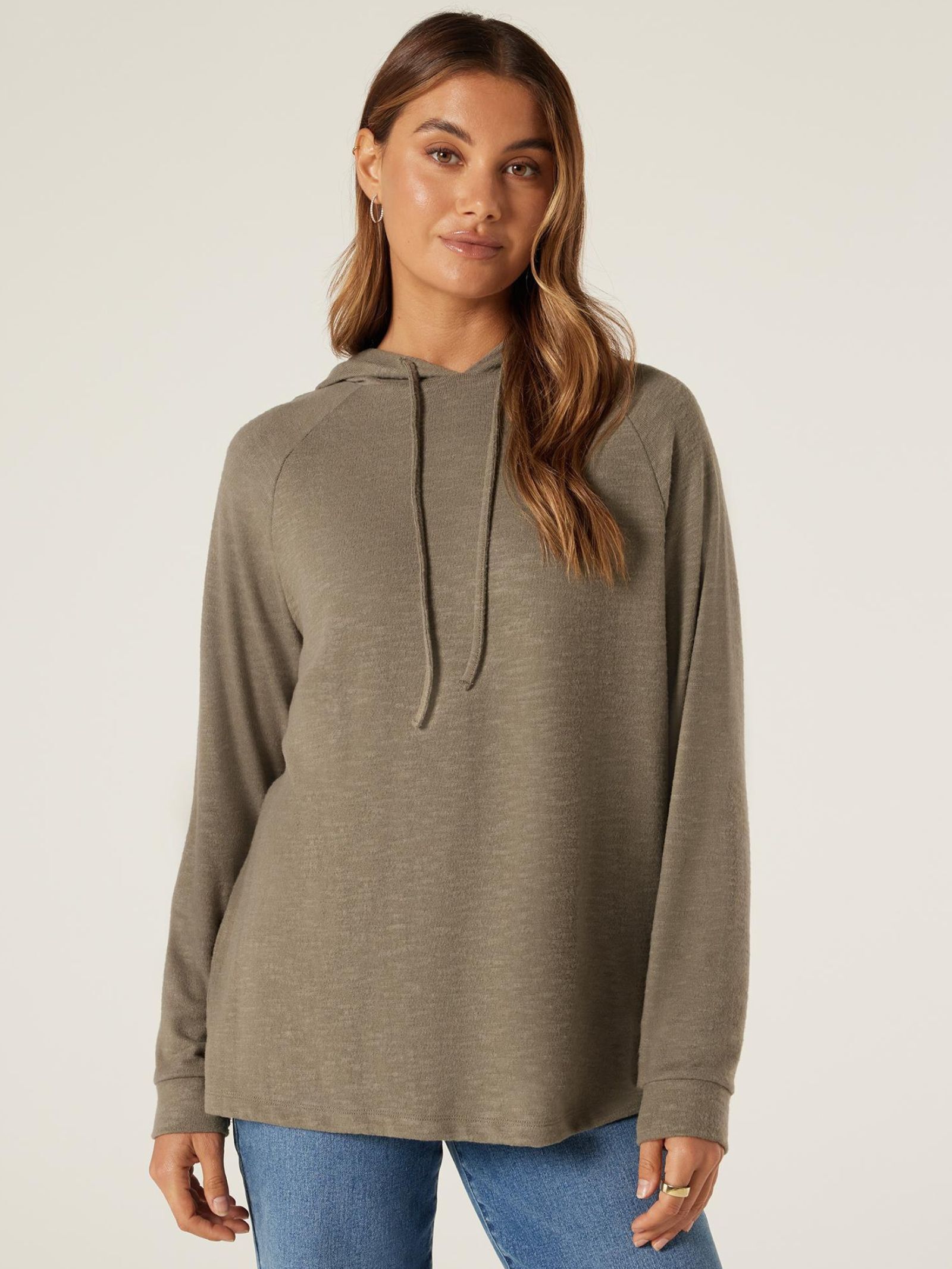 Hoodie jean top