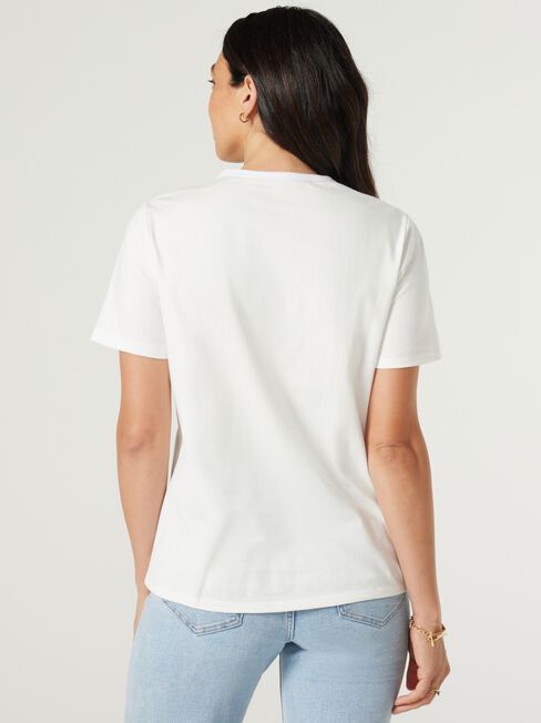 J-Luxe Tee, Bright White, hi-res