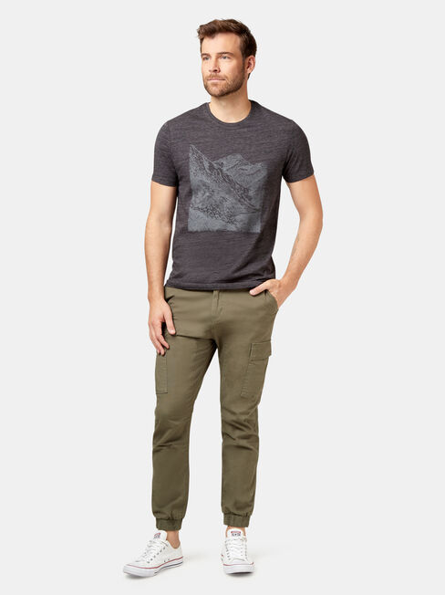 SS Arthur Print Crew Tee, Black, hi-res