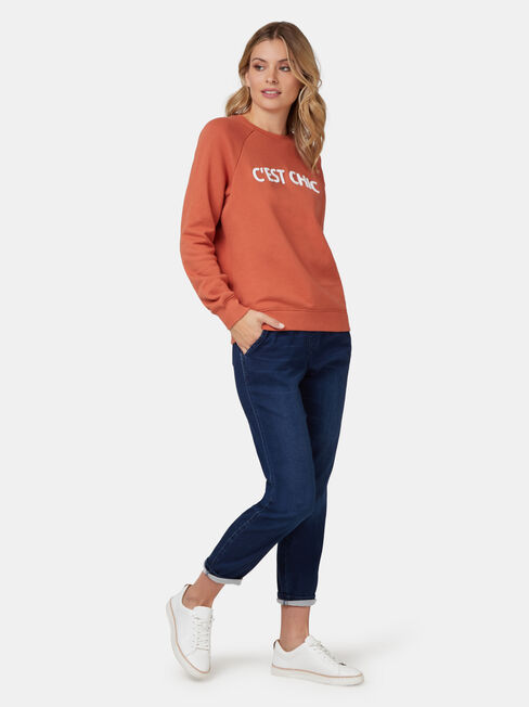 Viola Sweatshirt, Orange, hi-res