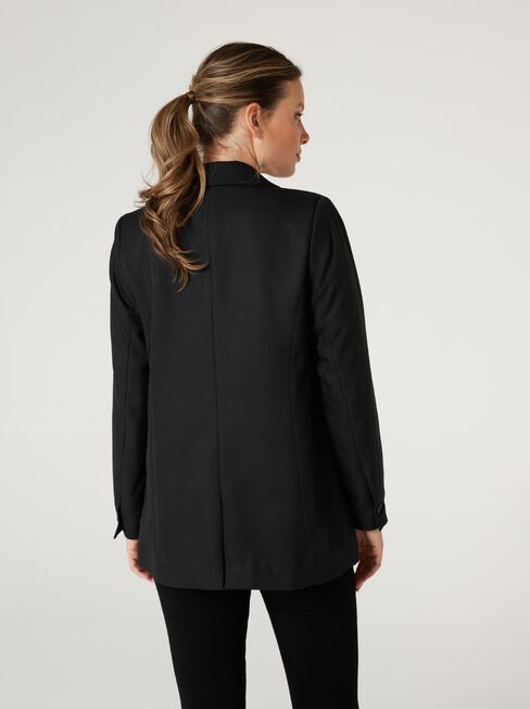 Harper Boyfriend Blazer, Black, hi-res