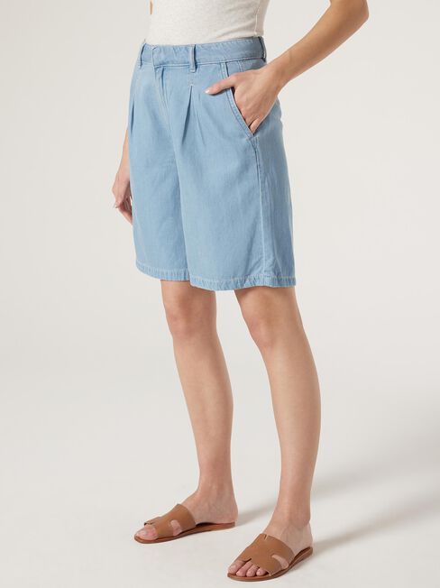 Jane J-Luxe Short, Blue, hi-res