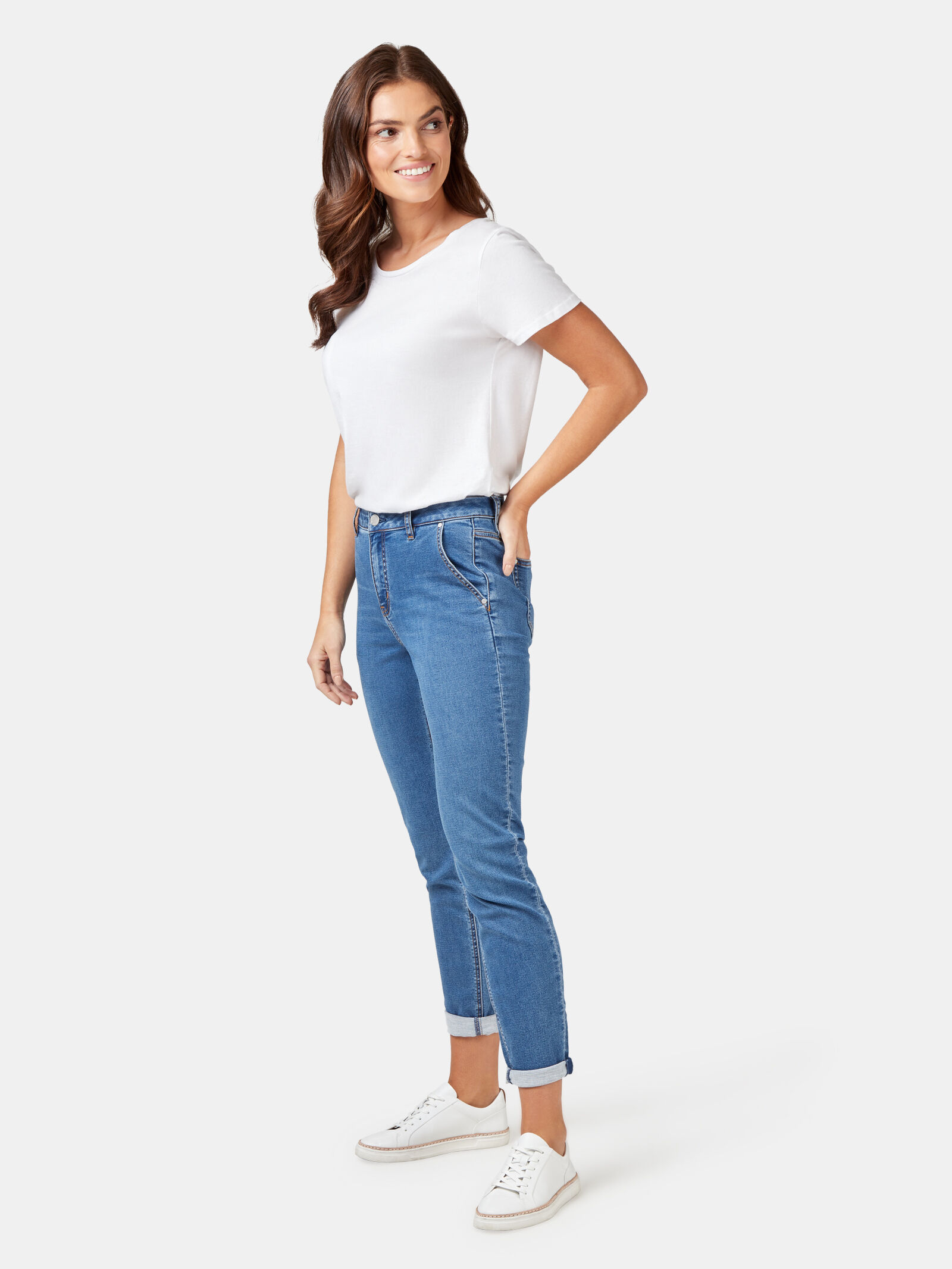 Jean slim hotsell boyfriend femme