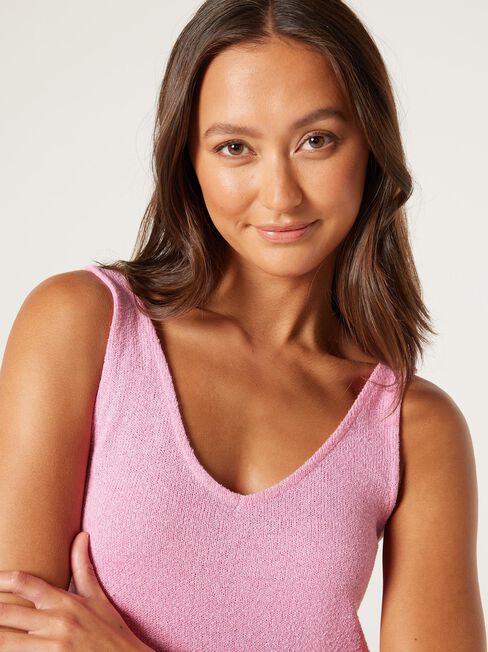 Samira Knit Tank, Blush Pink, hi-res