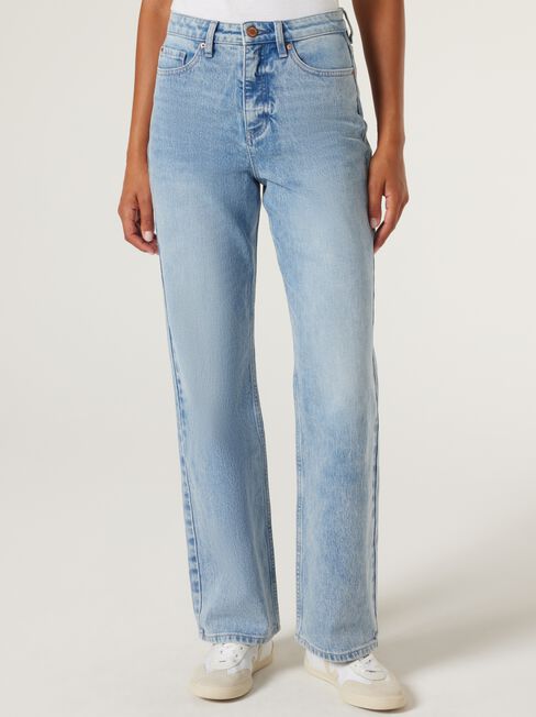 Penelope Straight Leg Jeans, Summer Indigo, hi-res