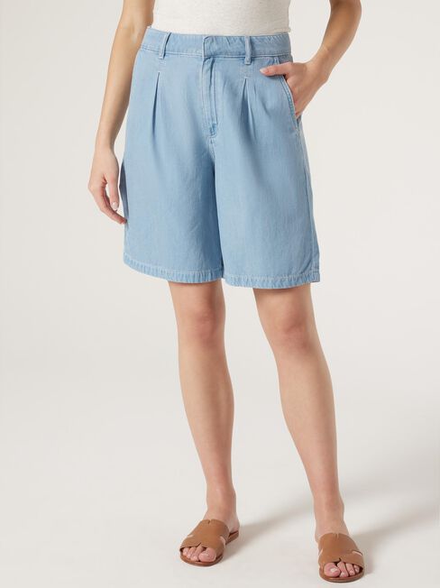 Jane J-Luxe Short, Blue, hi-res